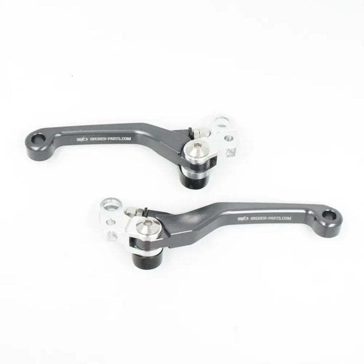 Aluminium Bremshebel Set Klappbar Links Und Rechts Grey
