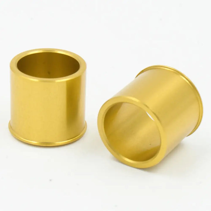 Aluminium Buchsen Für Vorderrad Eloxiert Gold