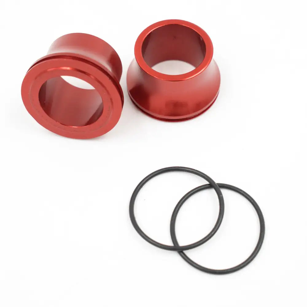 Aluminium Buchsensatz Für Vorderrad Eloxiert Red