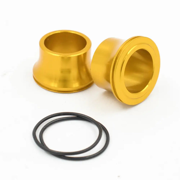 Aluminium Buchsensatz Für Vorderrad Eloxiert Yellow