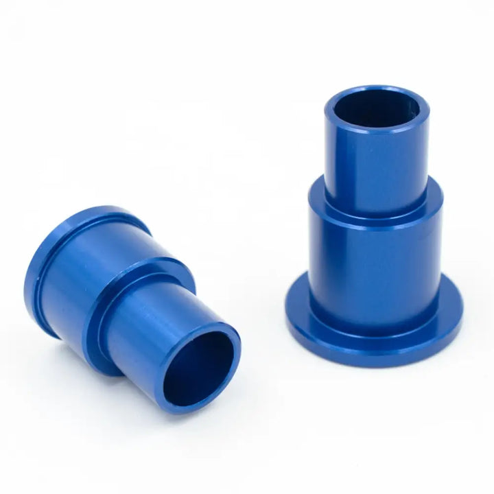Aluminium Distanzbuchsen Hinterrad Blue