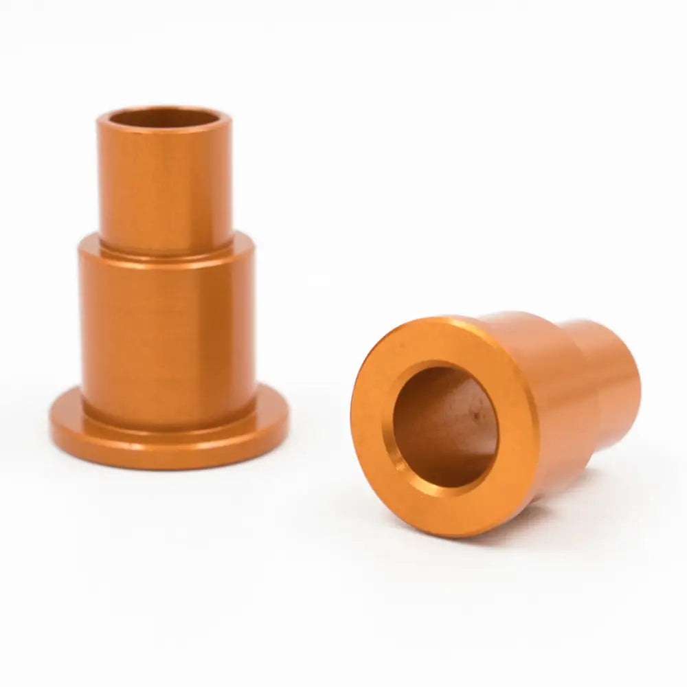 Aluminium Distanzbuchsen Hinterrad Orange