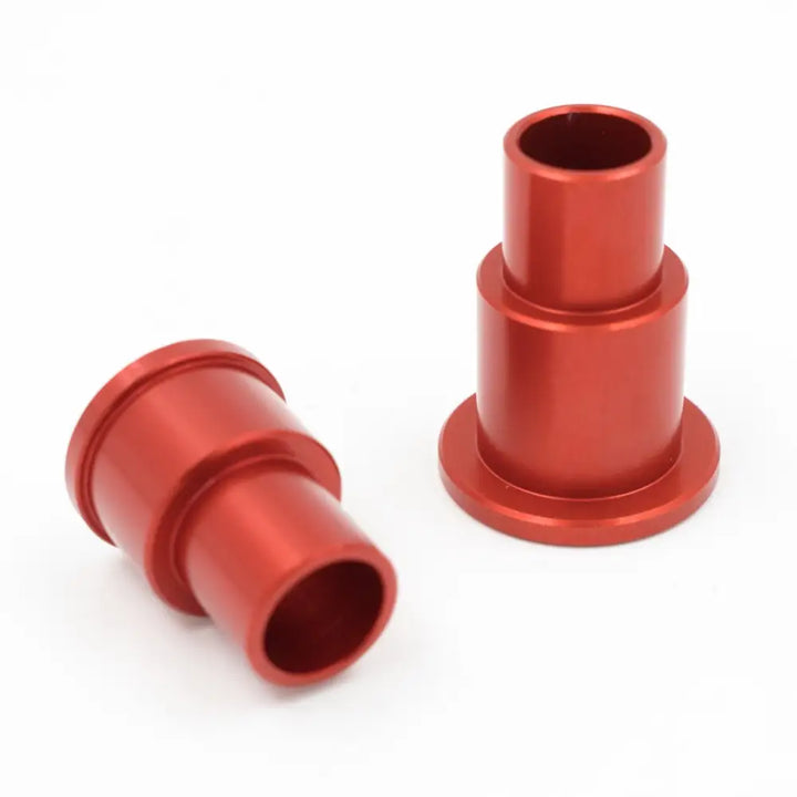 Aluminium Distanzbuchsen Hinterrad Red