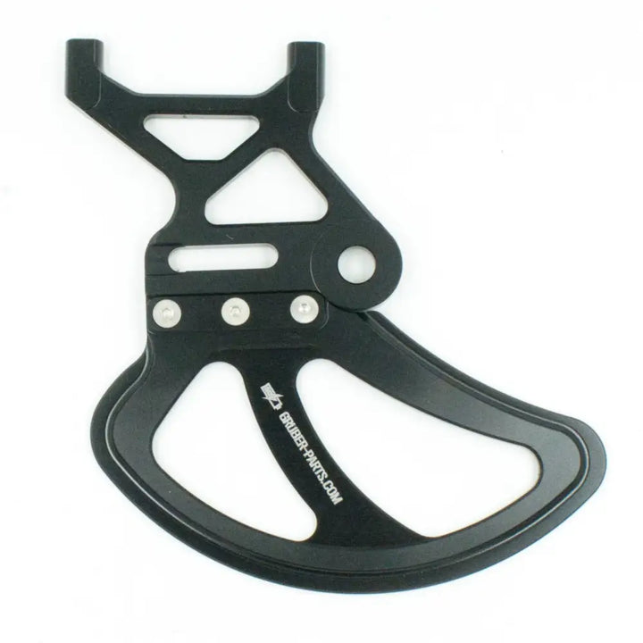 Aluminium Finne / Bremssscheibenschutz Hinten Black