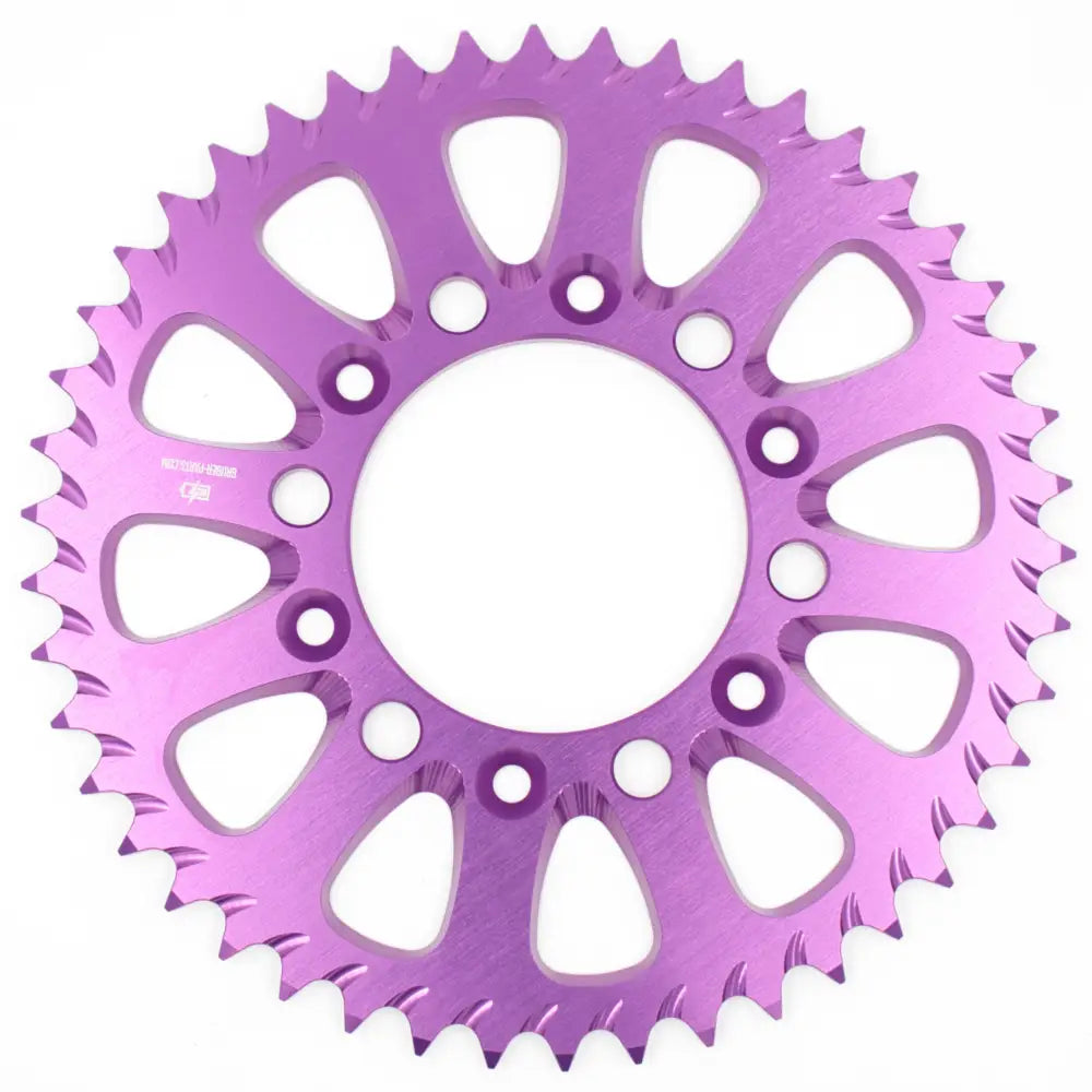 Aluminium Kettenrad Eloxiert T46 Purple