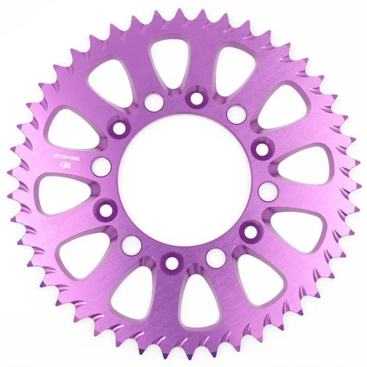 Aluminium Kettenrad Eloxiert T46 Purple