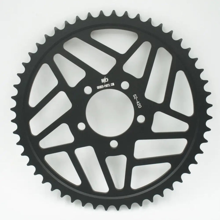Aluminium Kettenrad Eloxiert T52 Black