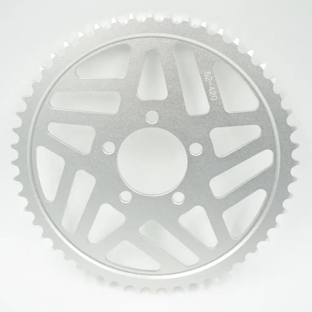 Aluminium Kettenrad Eloxiert T52 Silver