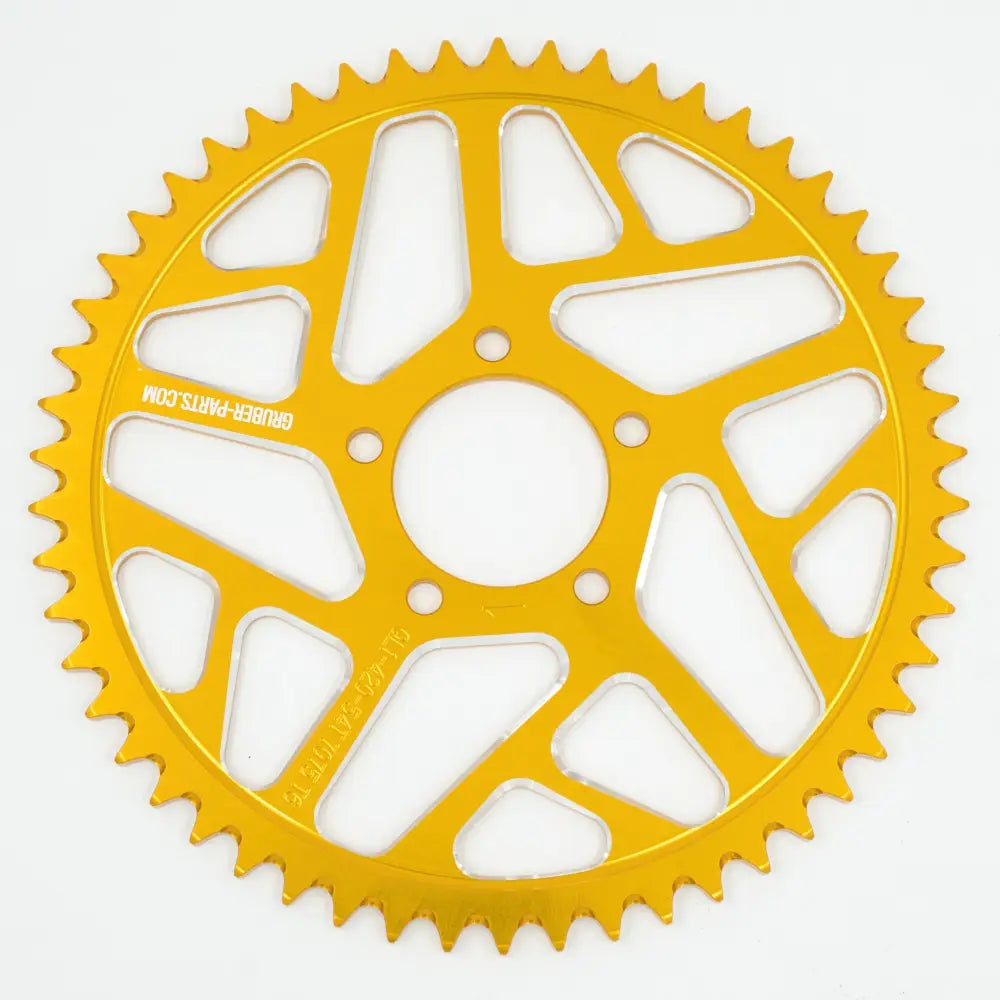Aluminium Kettenrad Eloxiert T54 Gold / Yellow