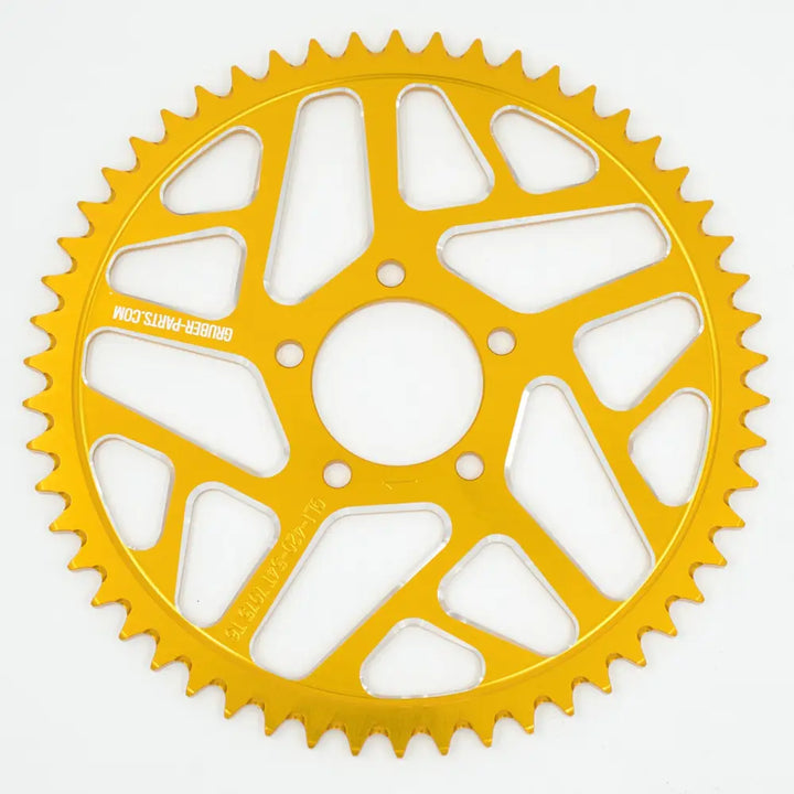 Aluminium Kettenrad Eloxiert T54 Gold / Yellow
