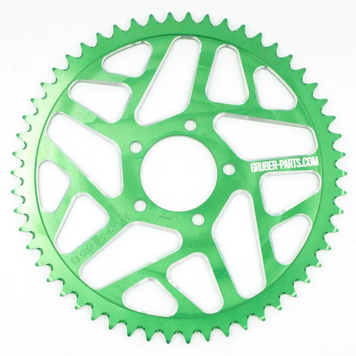 Aluminium Kettenrad Eloxiert T54 Green