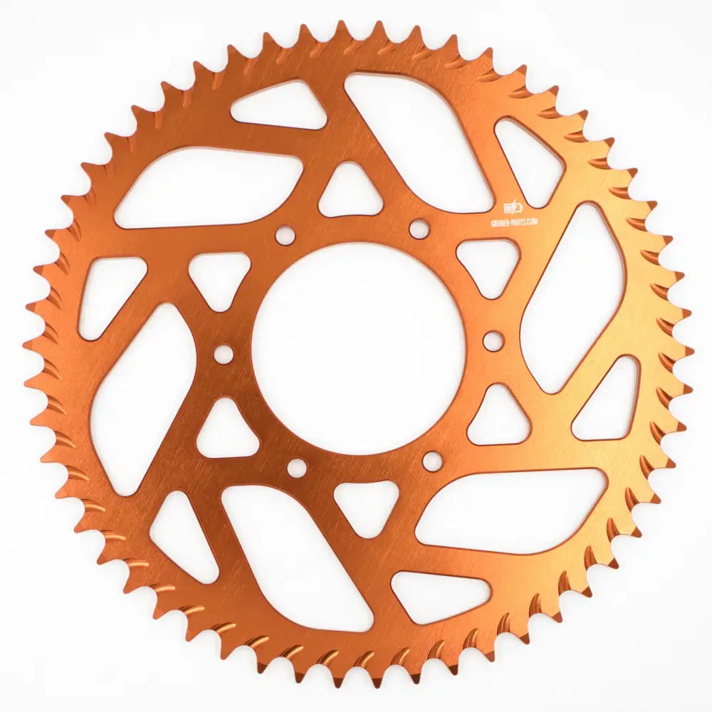 Aluminium Kettenrad Eloxiert T54 Orange