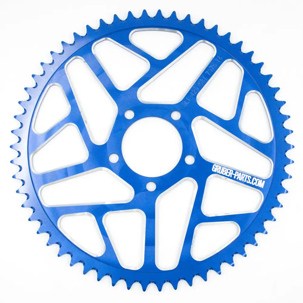Aluminium Kettenrad Eloxiert T58 Blue
