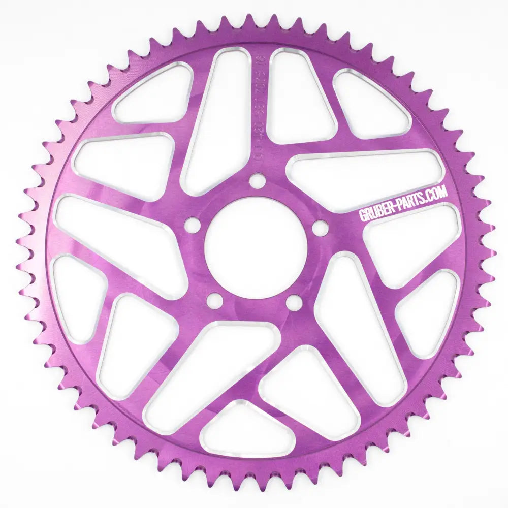 Aluminium Kettenrad Eloxiert T58 Purple