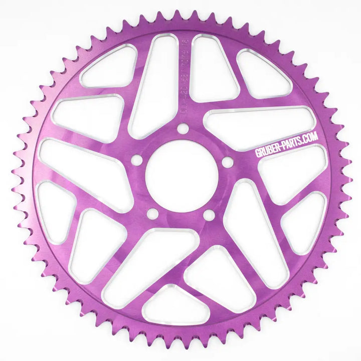 Aluminium Kettenrad Eloxiert T58 Purple