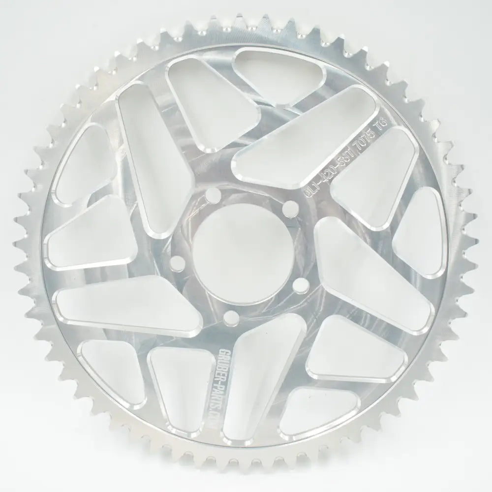 Aluminium Kettenrad Eloxiert T58 Silver
