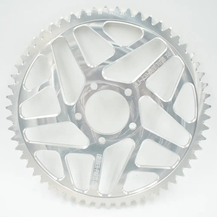 Aluminium Kettenrad Eloxiert T58 Silver