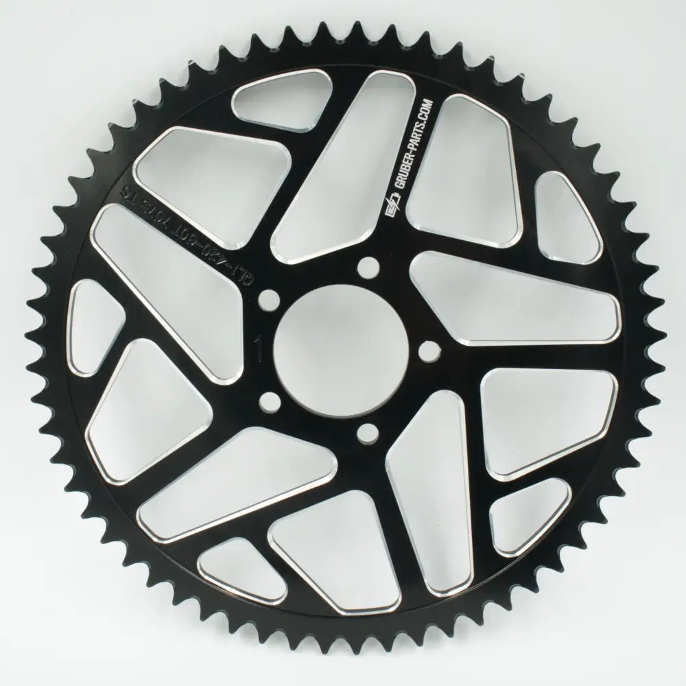 Aluminium Kettenrad Eloxiert T60 Black