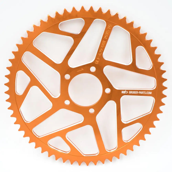 Aluminium Kettenrad Eloxiert T60 Orange