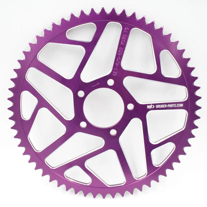 Aluminium Kettenrad Eloxiert T60 Purple