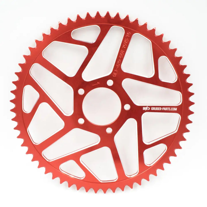 Aluminium Kettenrad Eloxiert T60 Red