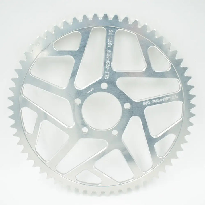 Aluminium Kettenrad Eloxiert T60 Silver