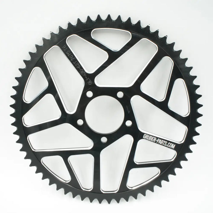 Aluminium Kettenrad Eloxiert T62 Black
