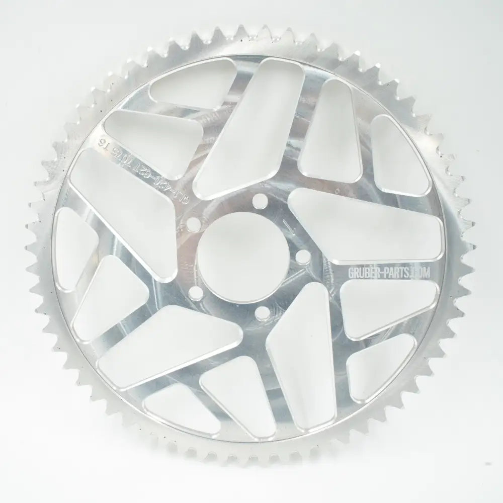 Aluminium Kettenrad Eloxiert T62 Silver