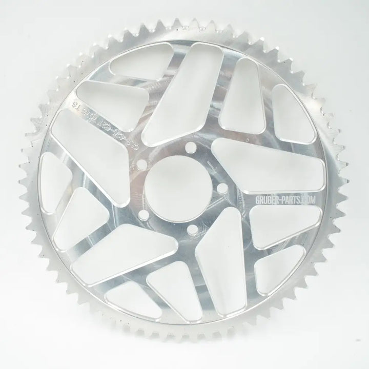 Aluminium Kettenrad Eloxiert T62 Silver