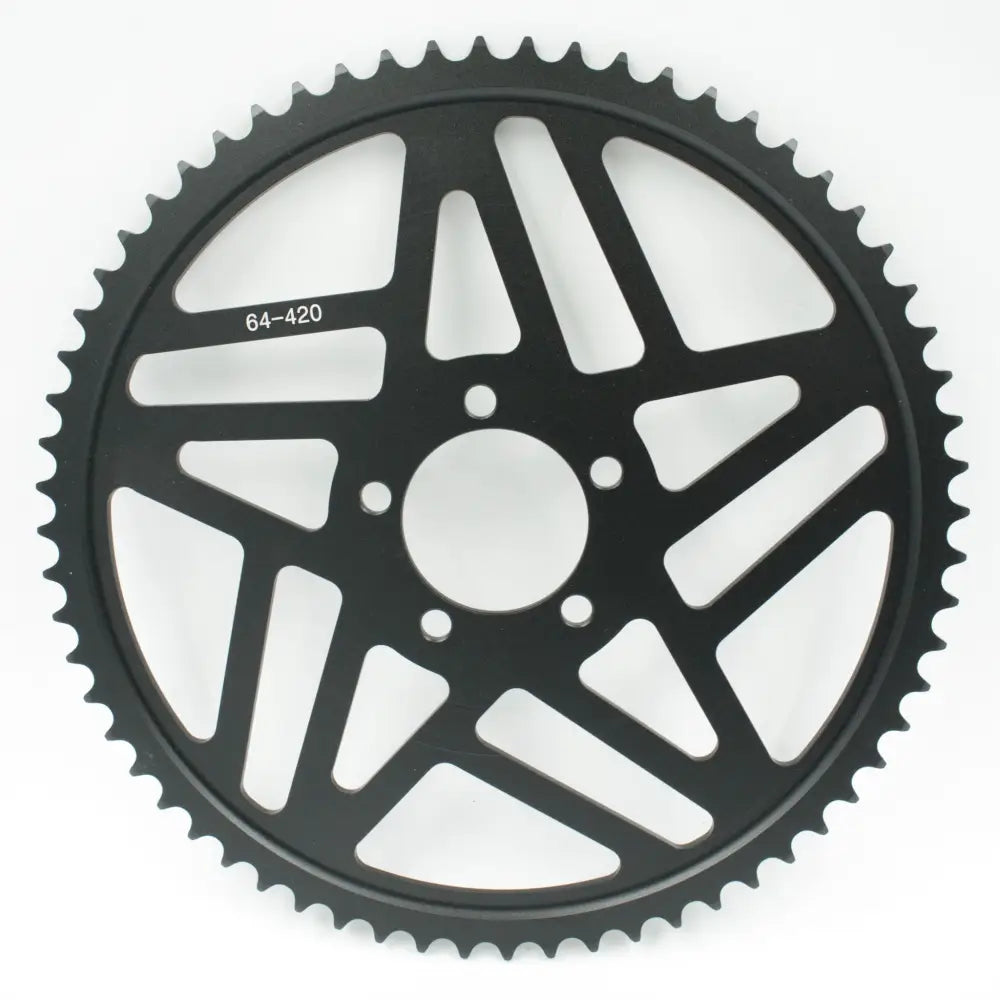 Aluminium Kettenrad Eloxiert T64 Black