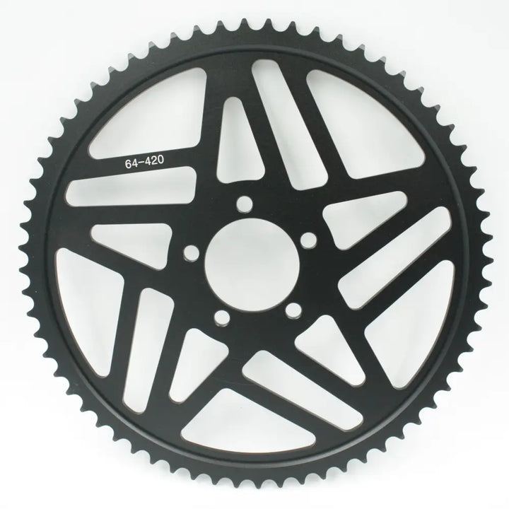 Aluminium Kettenrad Eloxiert T64 Black