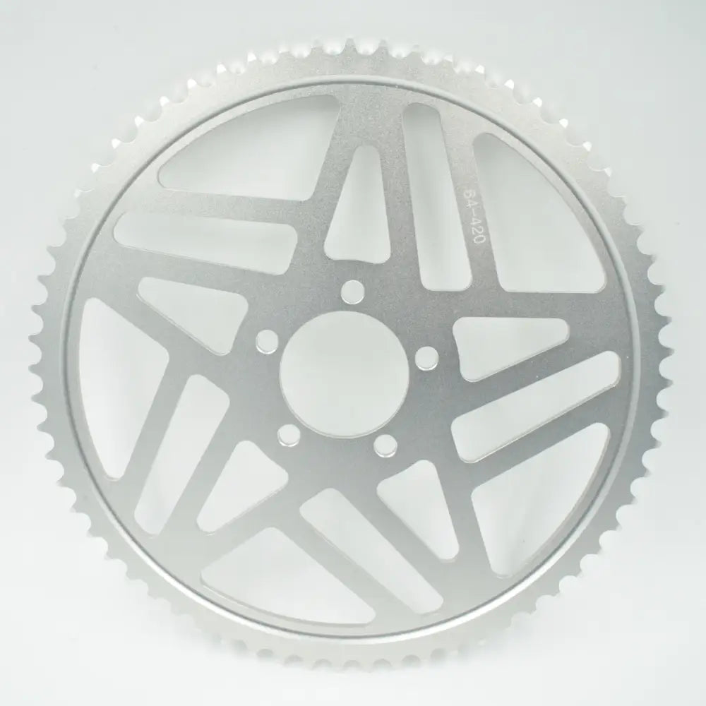 Aluminium Kettenrad Eloxiert T64 Silver