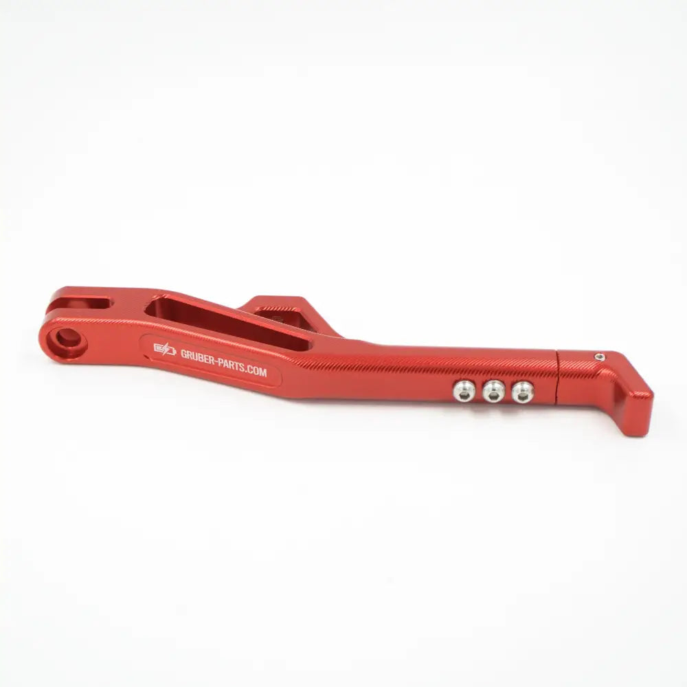 Aluminium Seitenständer Einstellbar Eloxiert Red