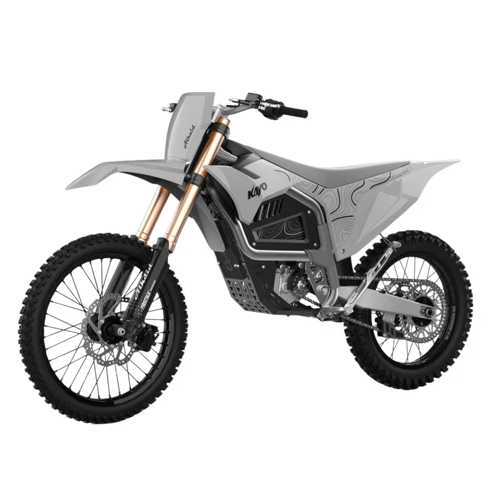 Kayo Alkaid EC2 MX L3e Elektro Motorrad Seitenansicht vorne
