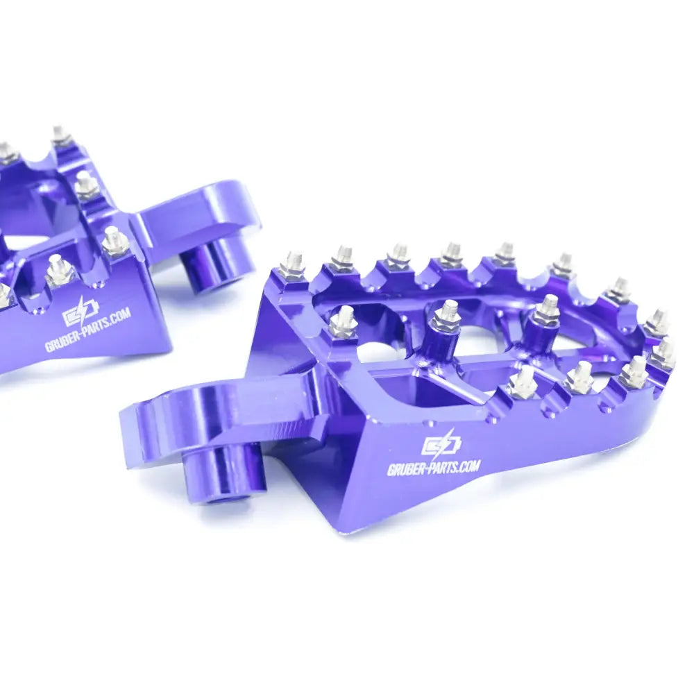 Mx Fussrasten Aluminium Eloxiert Blue