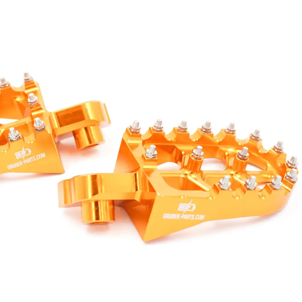 Mx Fussrasten Aluminium Eloxiert Orange