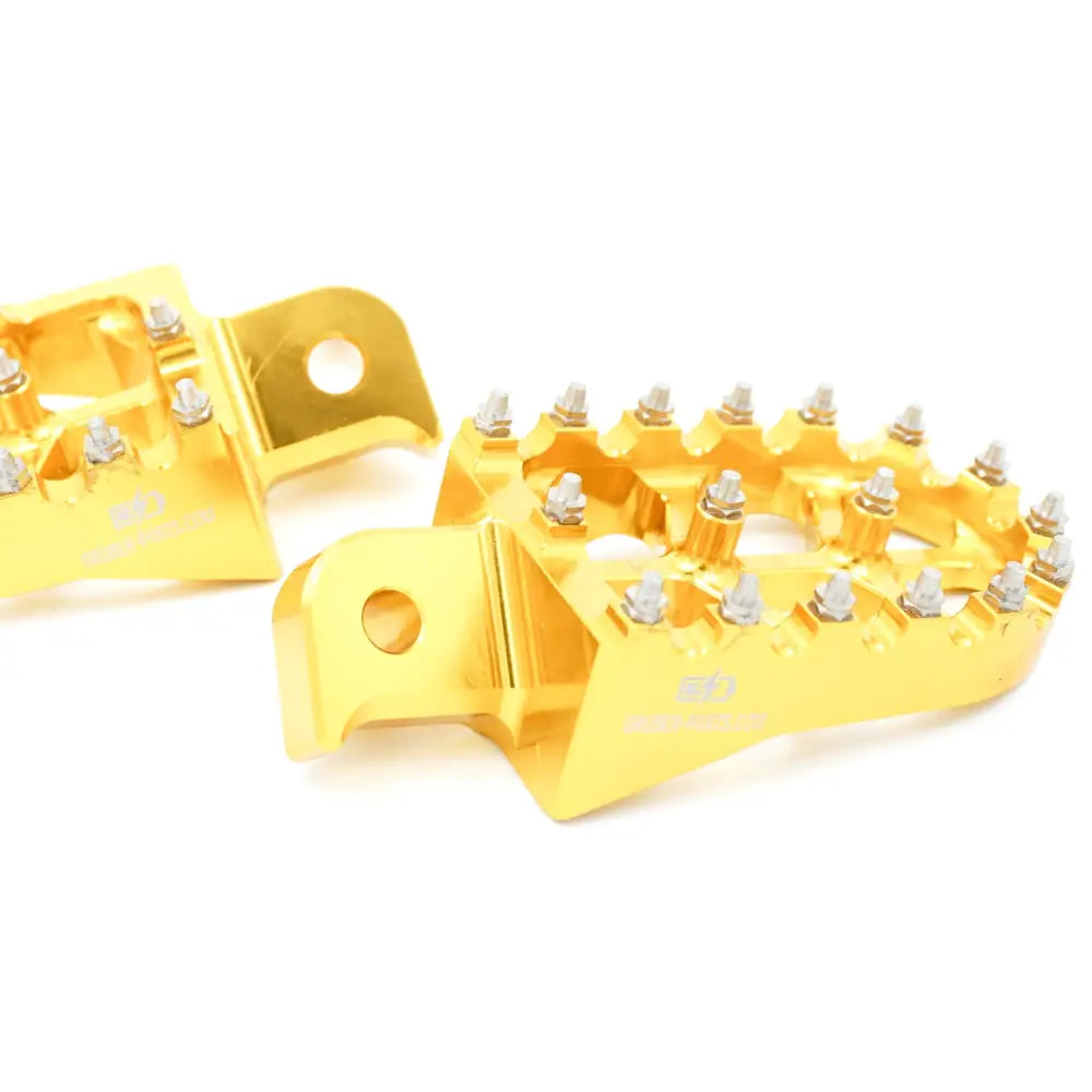 Mx Fussrasten Aluminium Eloxiert Yellow