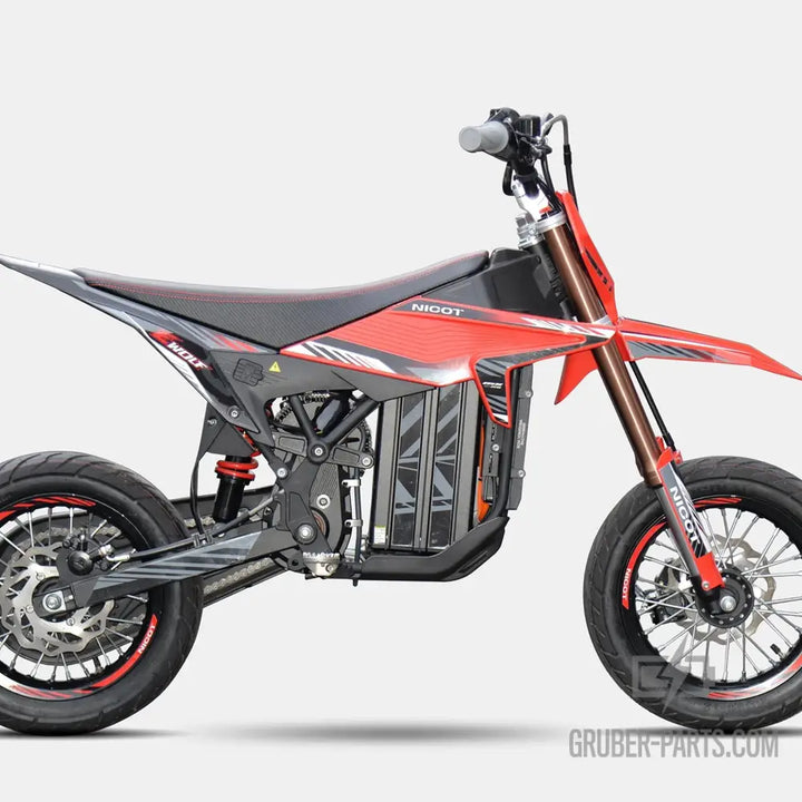 Nicot E-Wolf SM 12-12 EVO – 6,5 kW – 75 km/h – 72V 30Ah – Supermoto 12/12