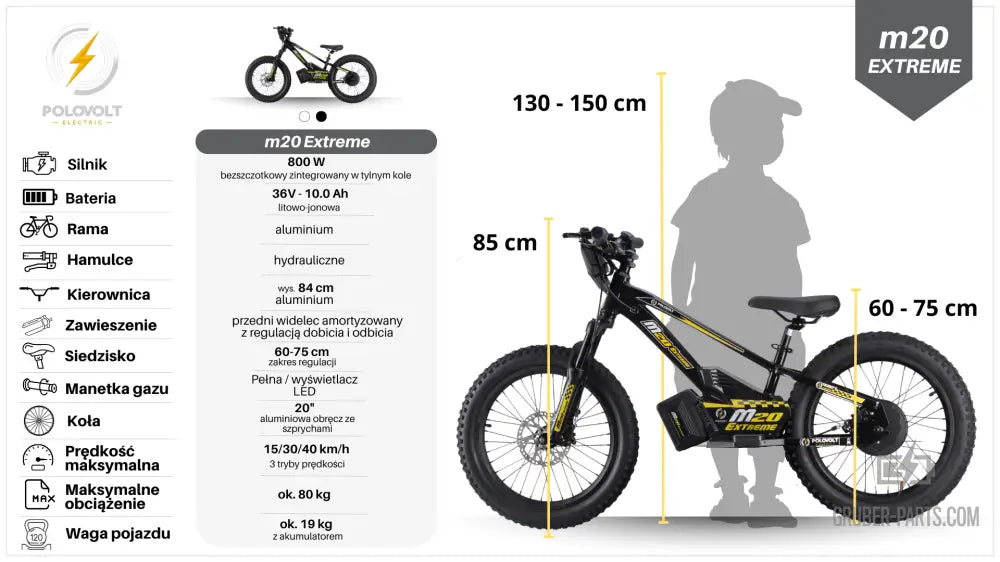 Polovolt Balance Bike 20’’ M20 Extreme